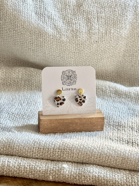 Pendant cœur animal