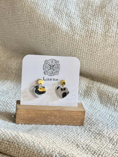 Pendant cœur animal