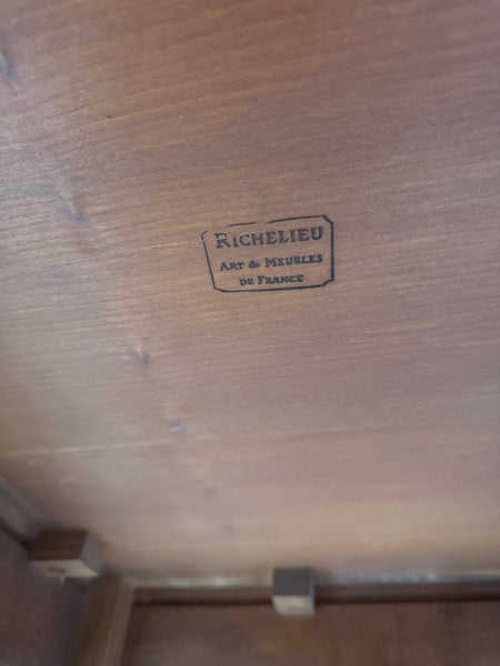 Table basse marquetée
