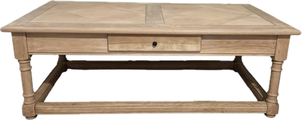 Table basse marquetée