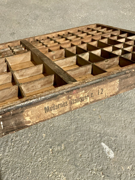 Tiroir d’imprimerie