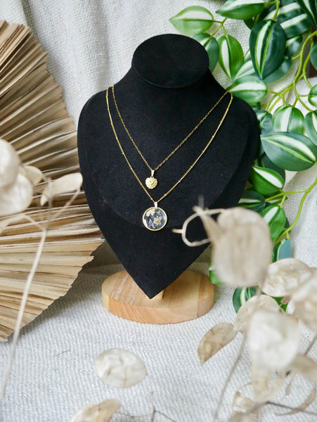 Collier double Fleurs des champs