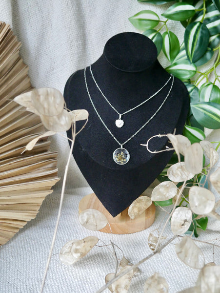Collier double Fleurs des champs