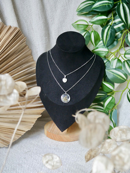 Collier double Fleurs des champs