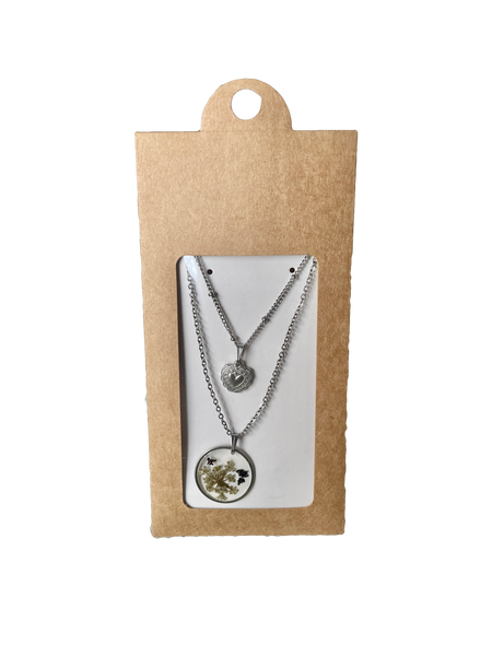 Collier double Fleurs des champs