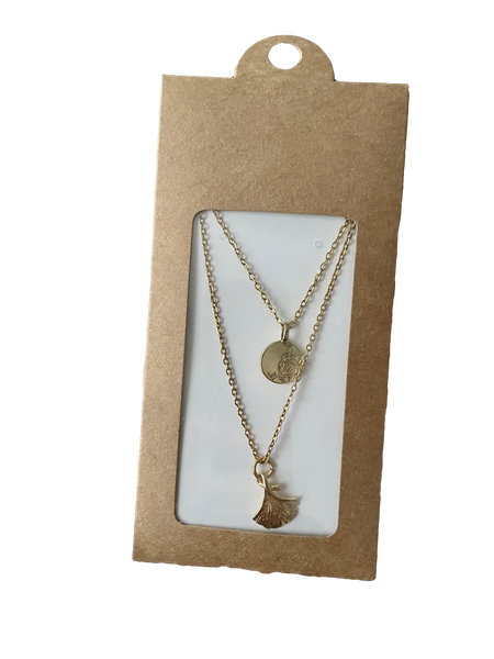 Duo colliers gingko