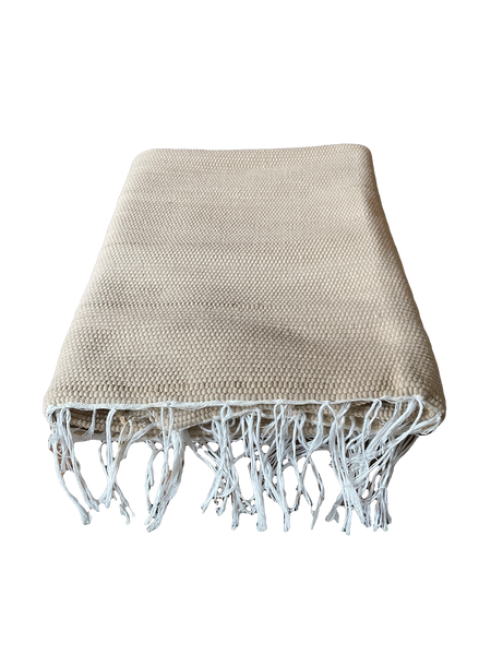 Tapis Lixe beige uni