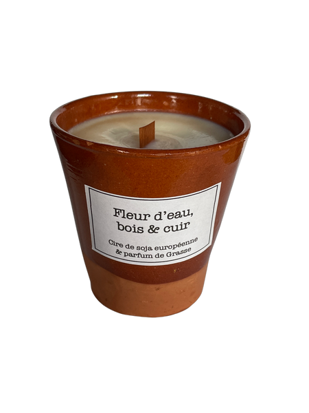 Bougie terracotta