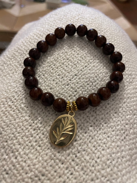 Bracelet topaze brune