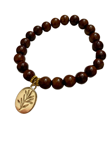 Bracelet topaze brune
