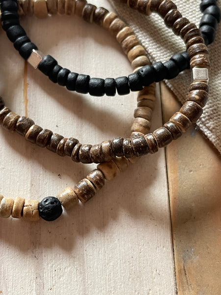 Bracelet coco naturel