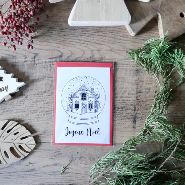 Carte de voeux de Noël