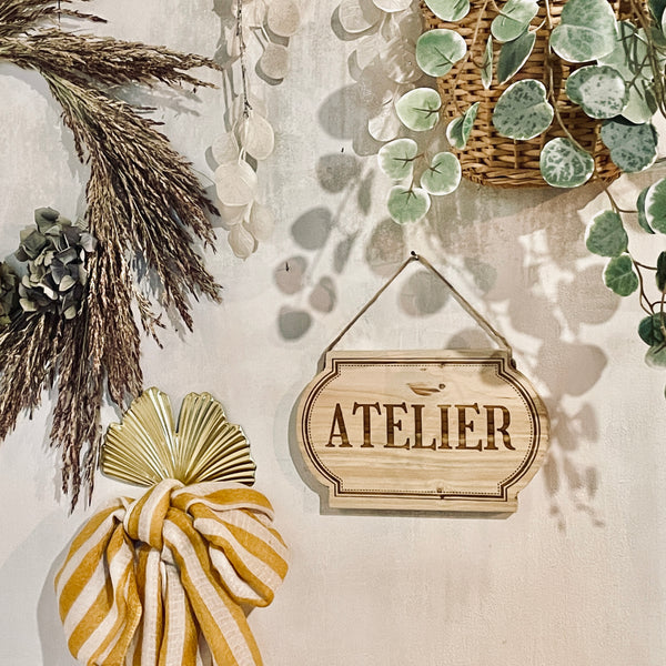 Pancarte Atelier