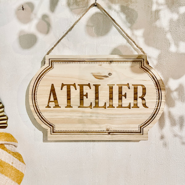 Pancarte Atelier