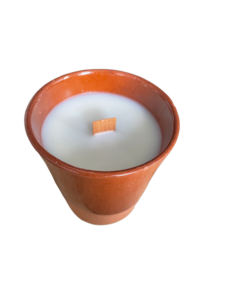 Bougie terracotta