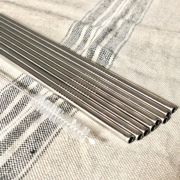 Pailles droite inox