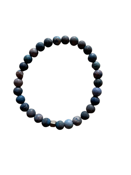 Bracelet howlite bleue