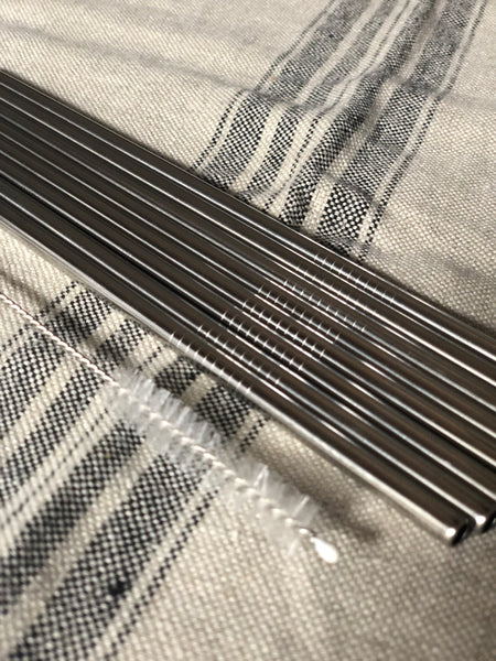 Pailles droite inox