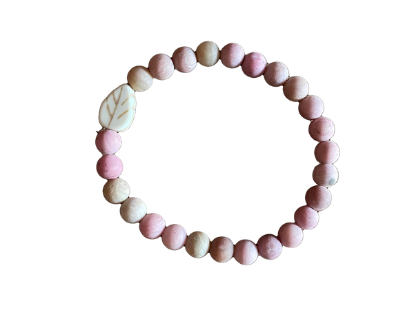 Bracelet jaspe rose