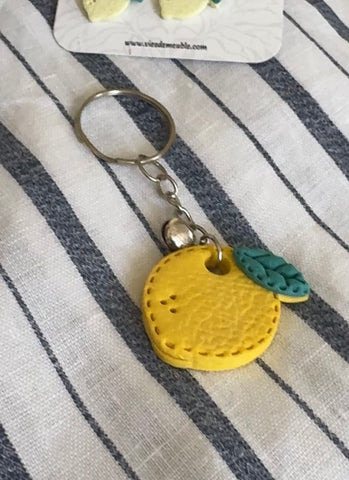 Porte clé citron
