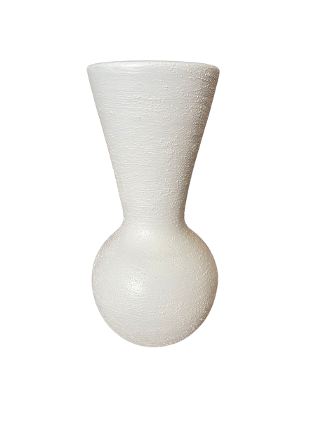 Vase géométrique texturé