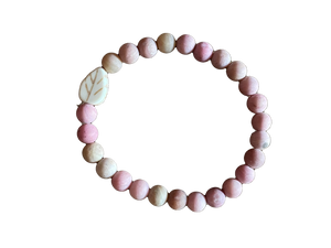 Bracelet jaspe rose