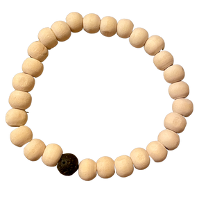 Bracelet perles de bois